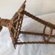 Cage shape wall lamp rattan material