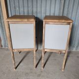 Set of two vintage bedside tables
