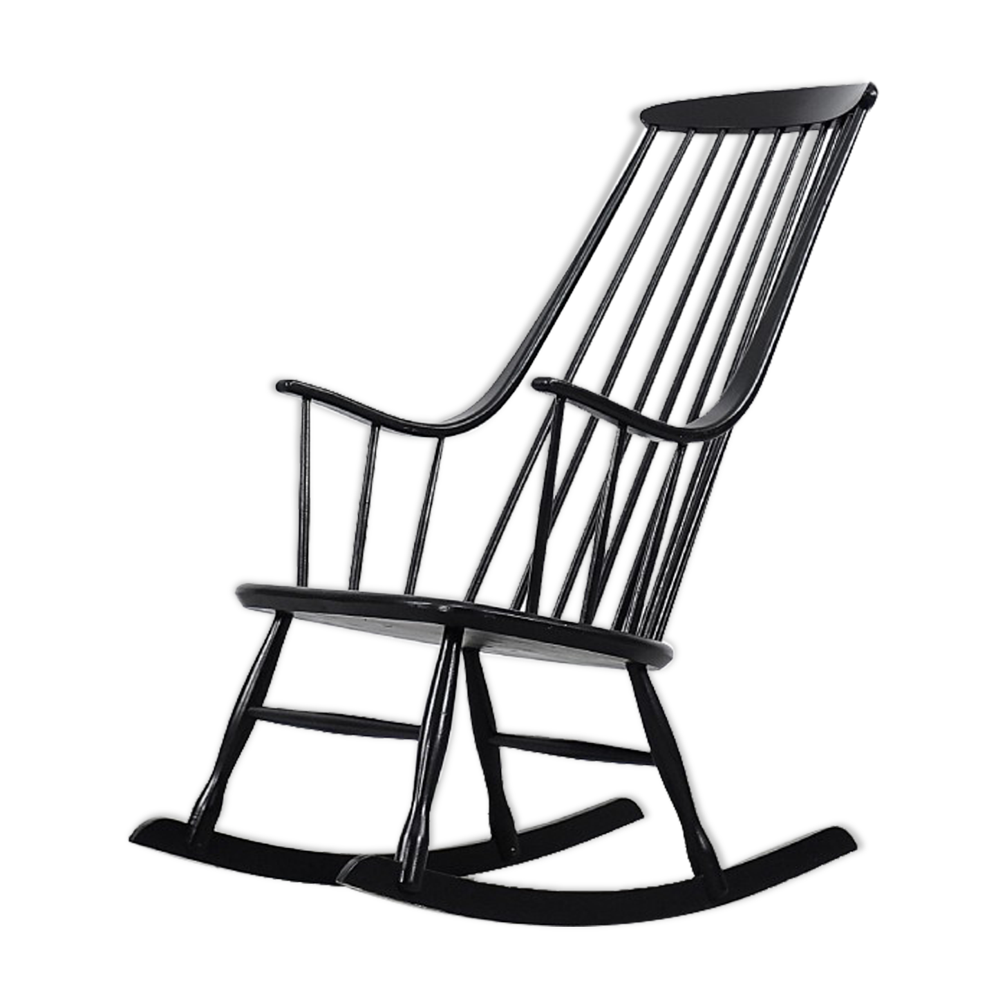 Rocking chair Grandessa by Lena Larsson for Nesto, 1960s