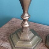 Bronze or brass candlesticks
