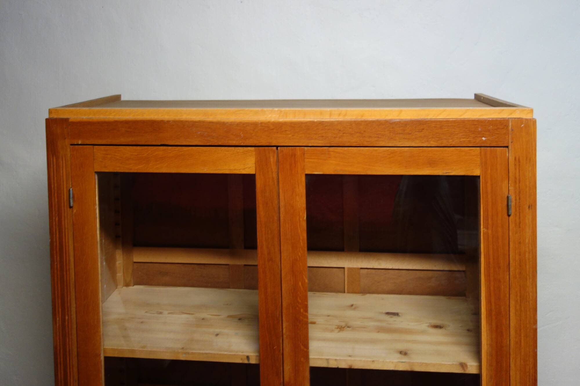 Glass school cabinet 1960