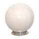 White opaline globe ceiling lamp – 50s/60s