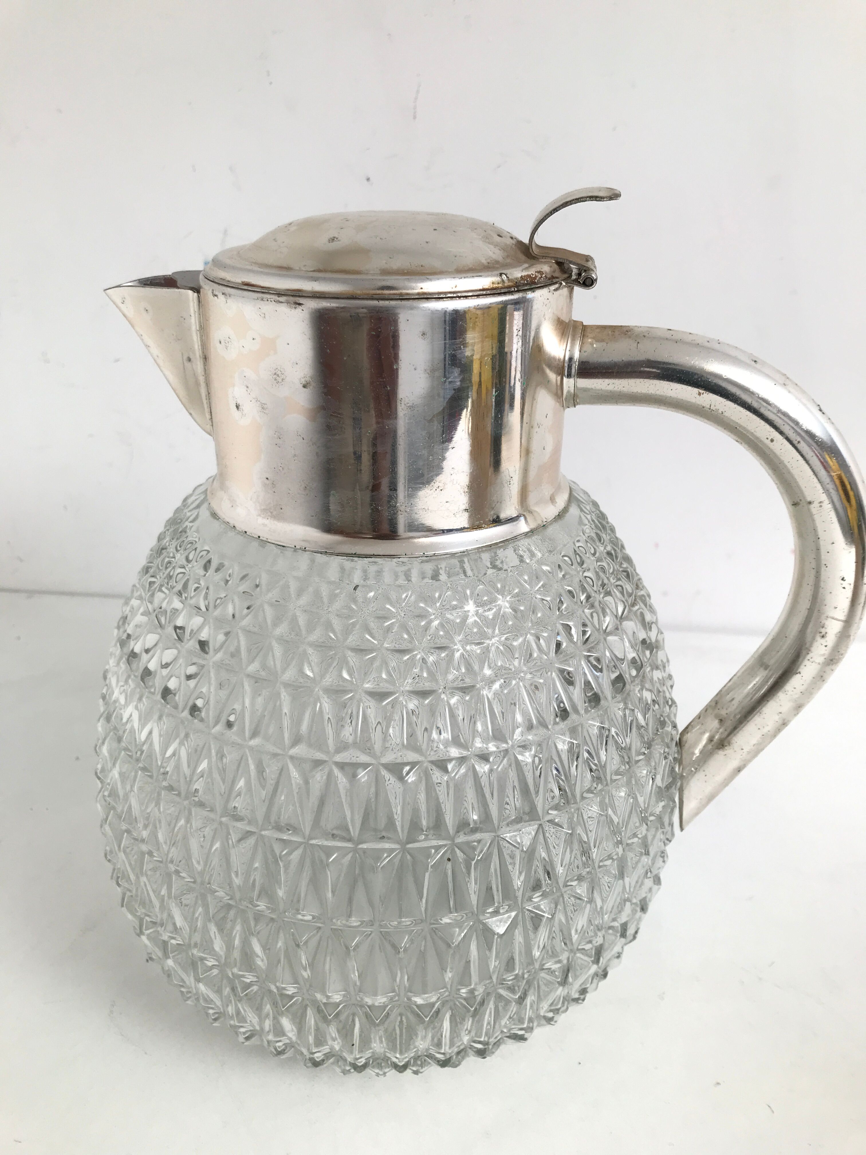 English silver pitcher year 50