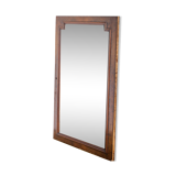 Vintage mirror with walnut frame. France, 1940