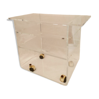 Marais International plexiglass hi-fi cabinet