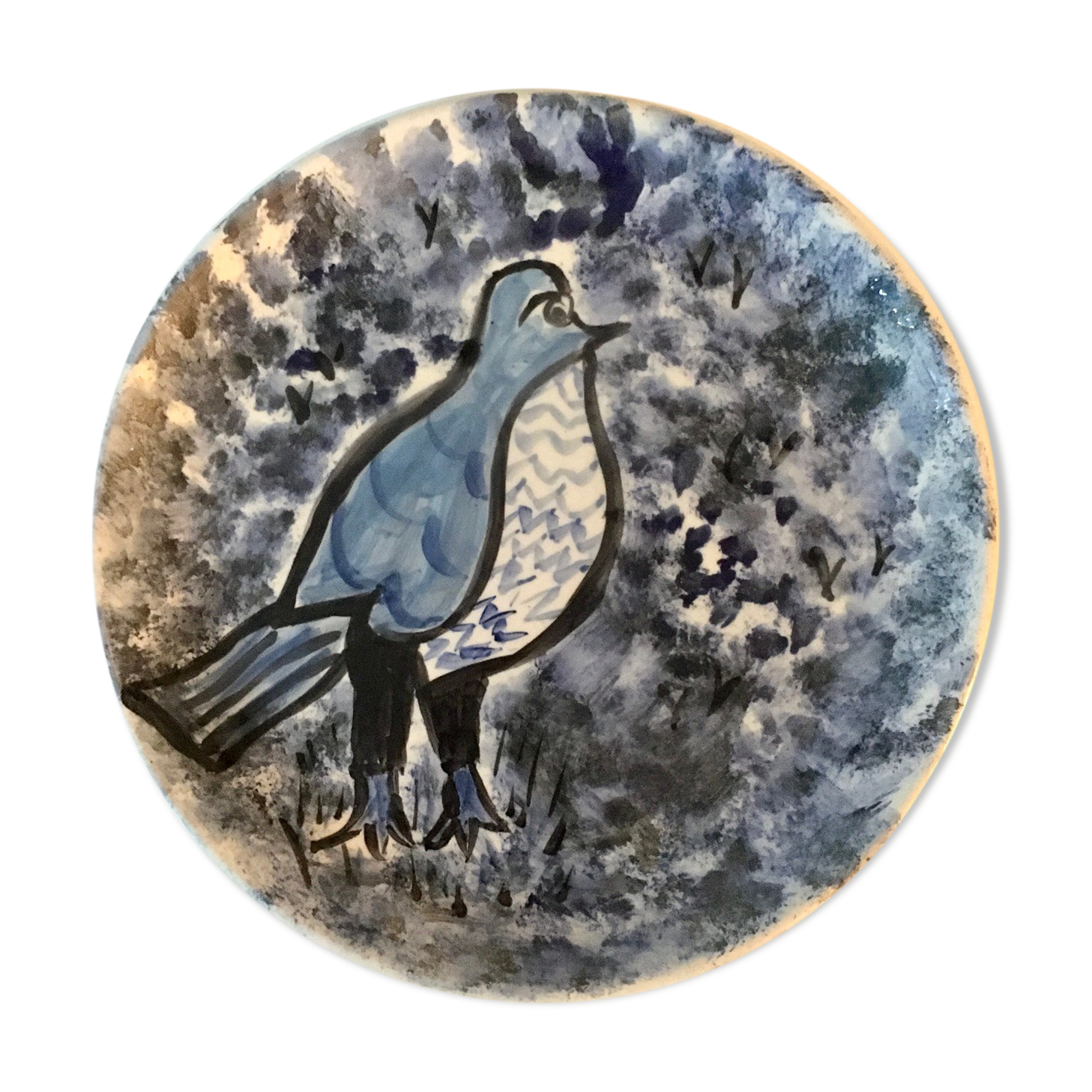 Picasso's 1960s bird plate