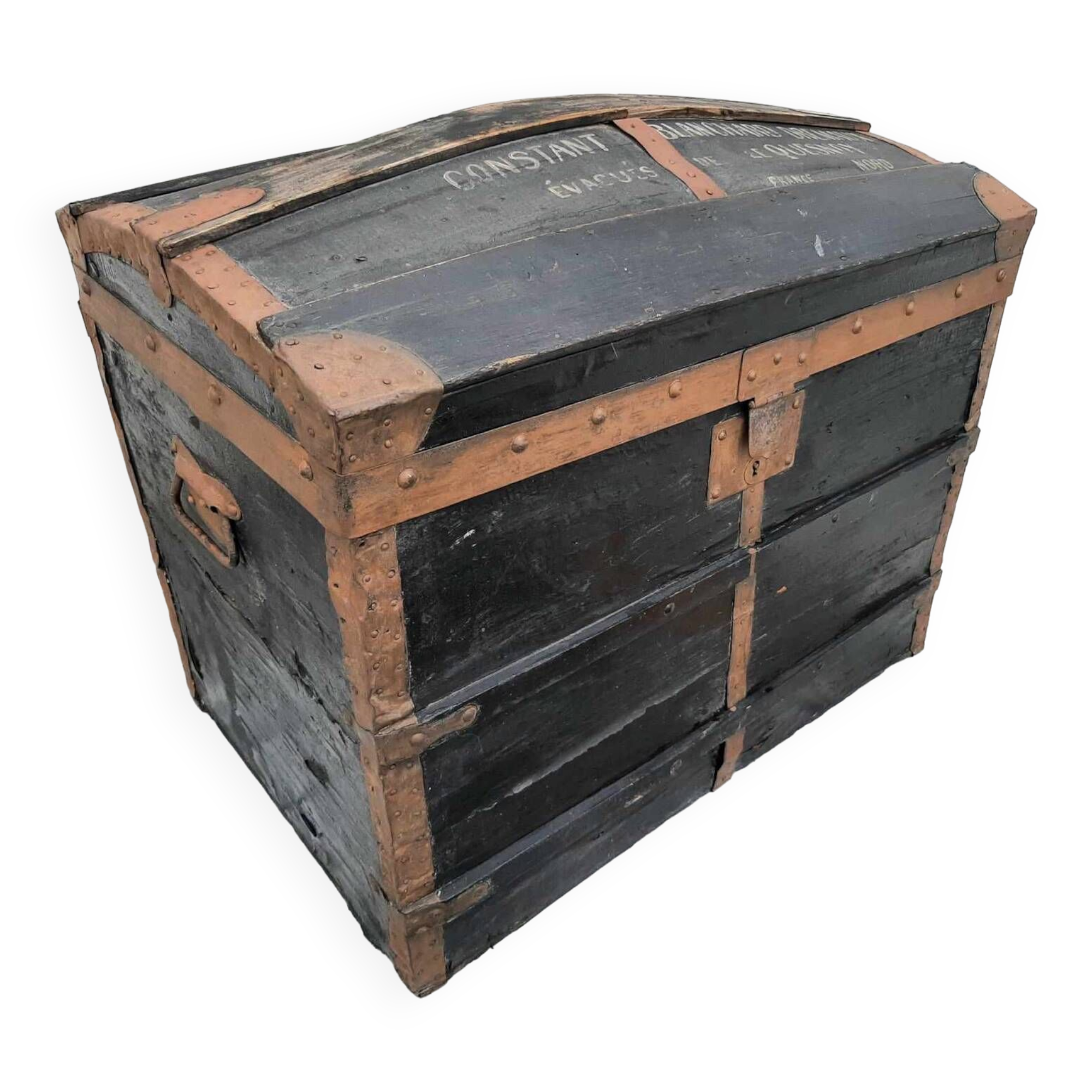 Large Old Trunk, Vintage Chest