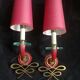Appliques bronze et verre jules leleu art deco