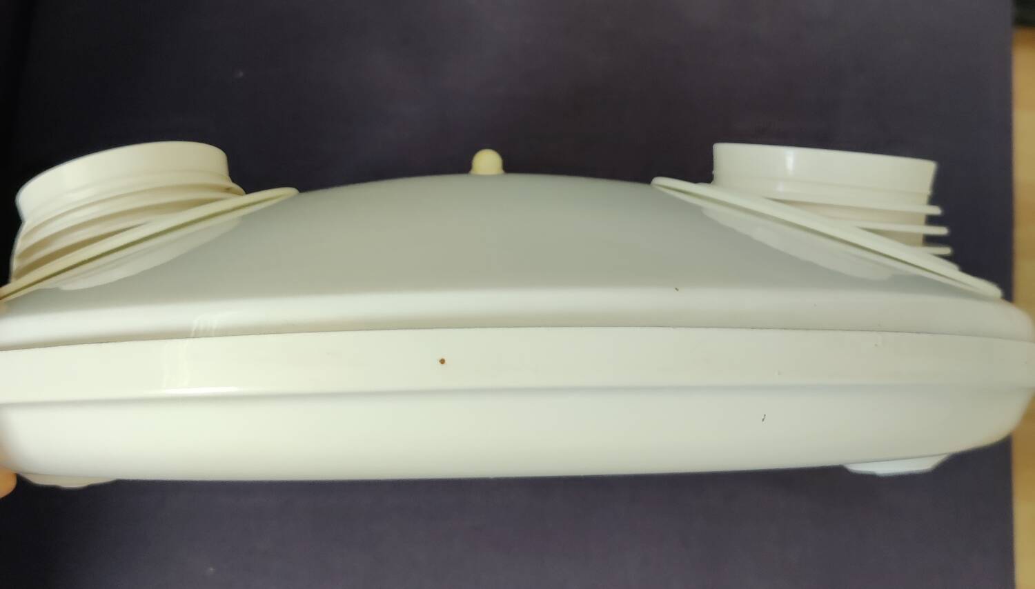 Vintage Ikea white ceiling light with 3 adjustable spots 90's