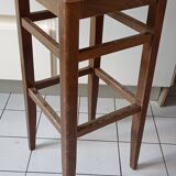 Tabouret en chêne massif 80 cm de haut
