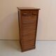 Antique oak filing cabinet with roller shutter