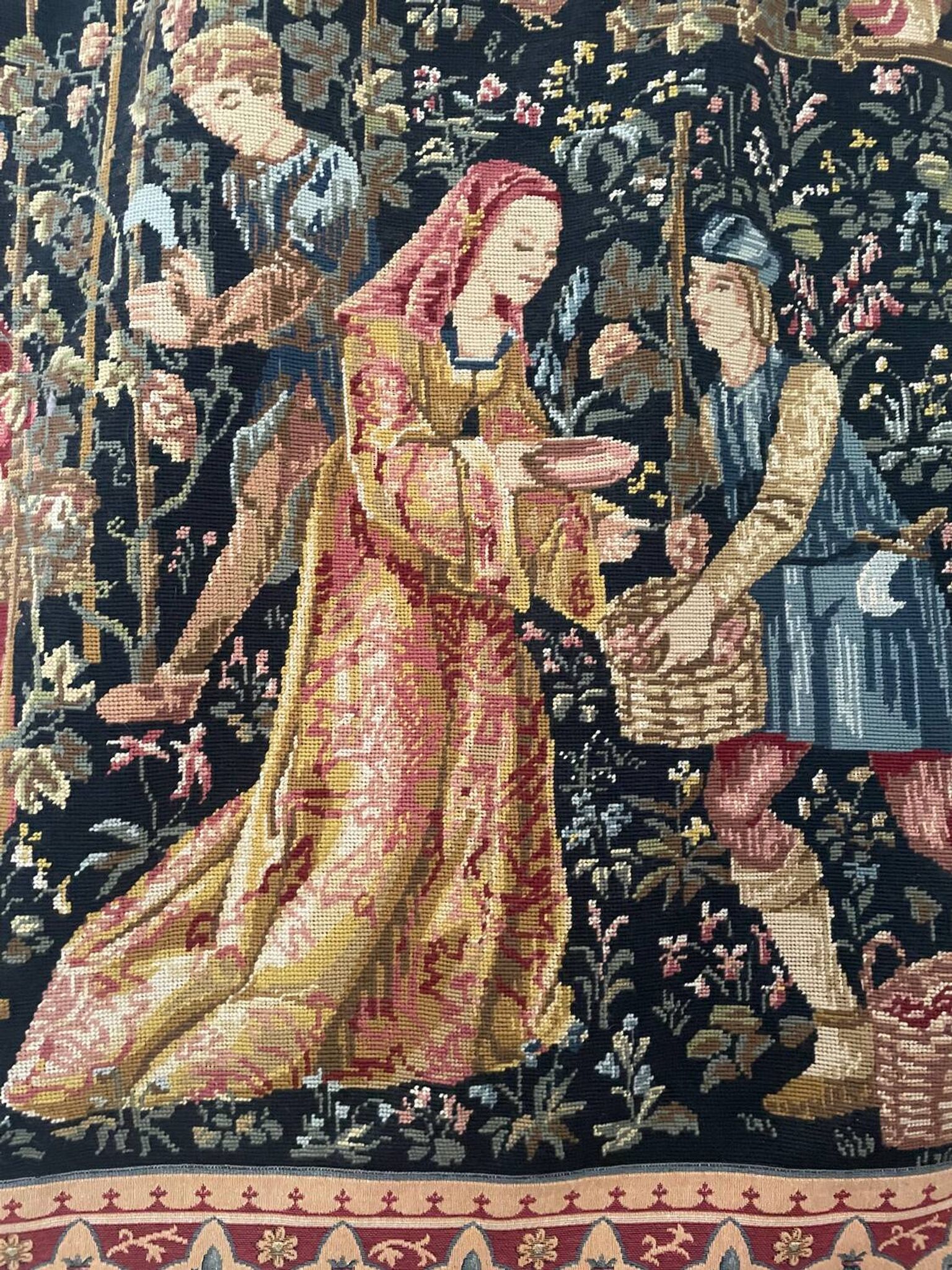 Handmade tapestry.