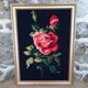 Cadre canevas roses