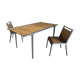 Table and its 2 chairs, France 1970