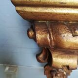 Wall lamp console gilded wood early XXem