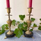 Pair of antique candlesticks