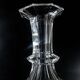 Two Le Creusot wine carafes (Baccarat) 19th century. Leaves