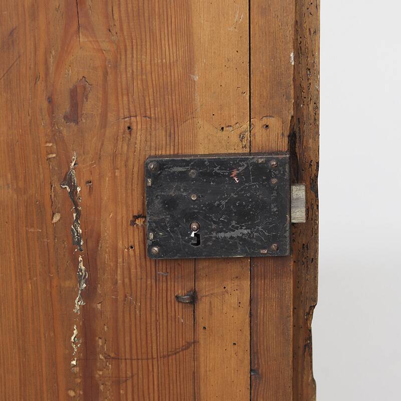 Folk art painted bridal wardrobe