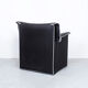 B&B Italia Lauriana black lounge chair, 1970s
