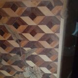 Marquetry serving tray.