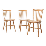 Set of 3 Tacoma bistro chairs, Baumann
