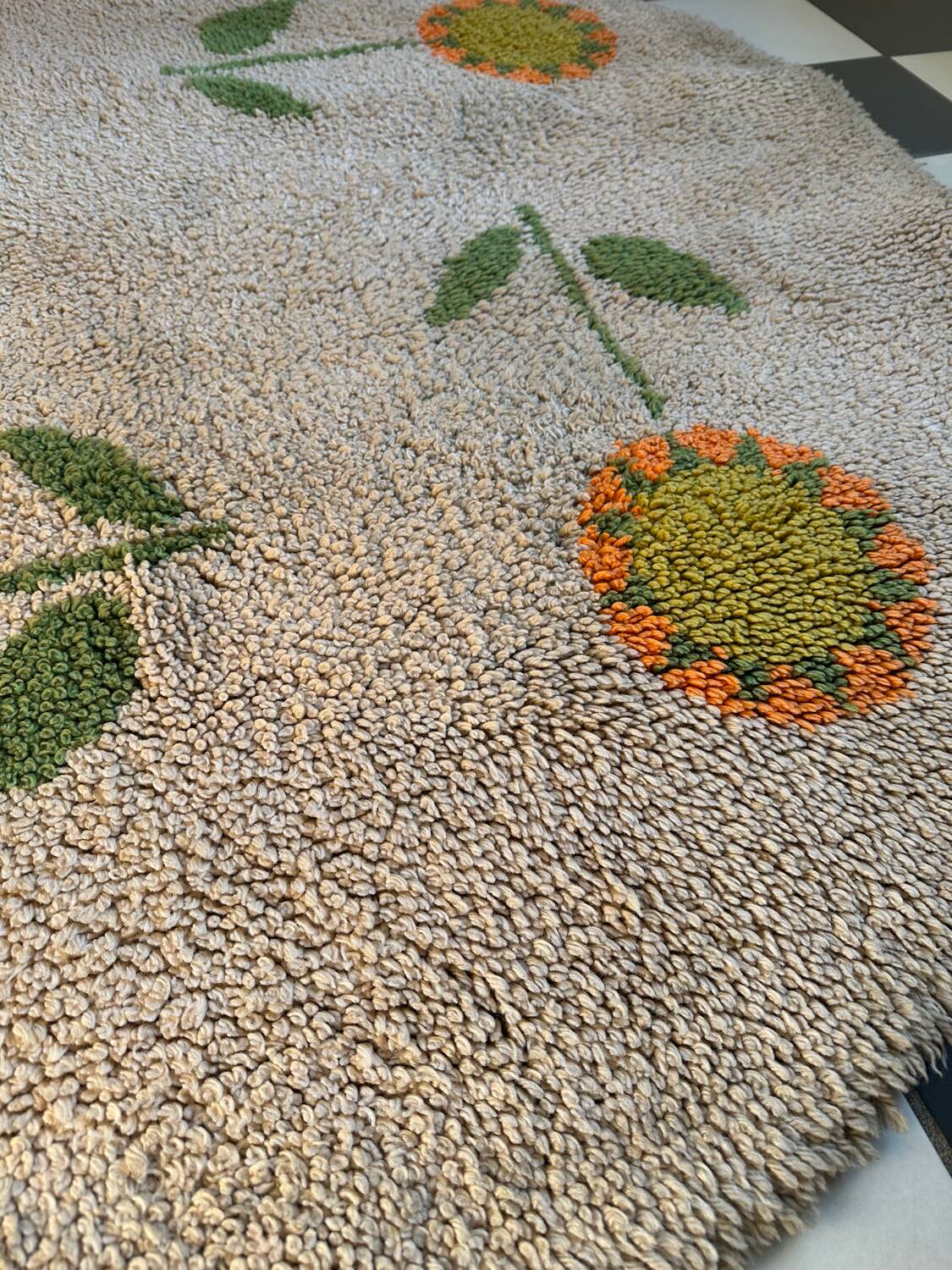 70s wool rug