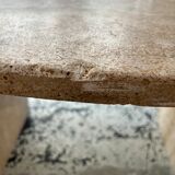 Table à manger en travertin années 70