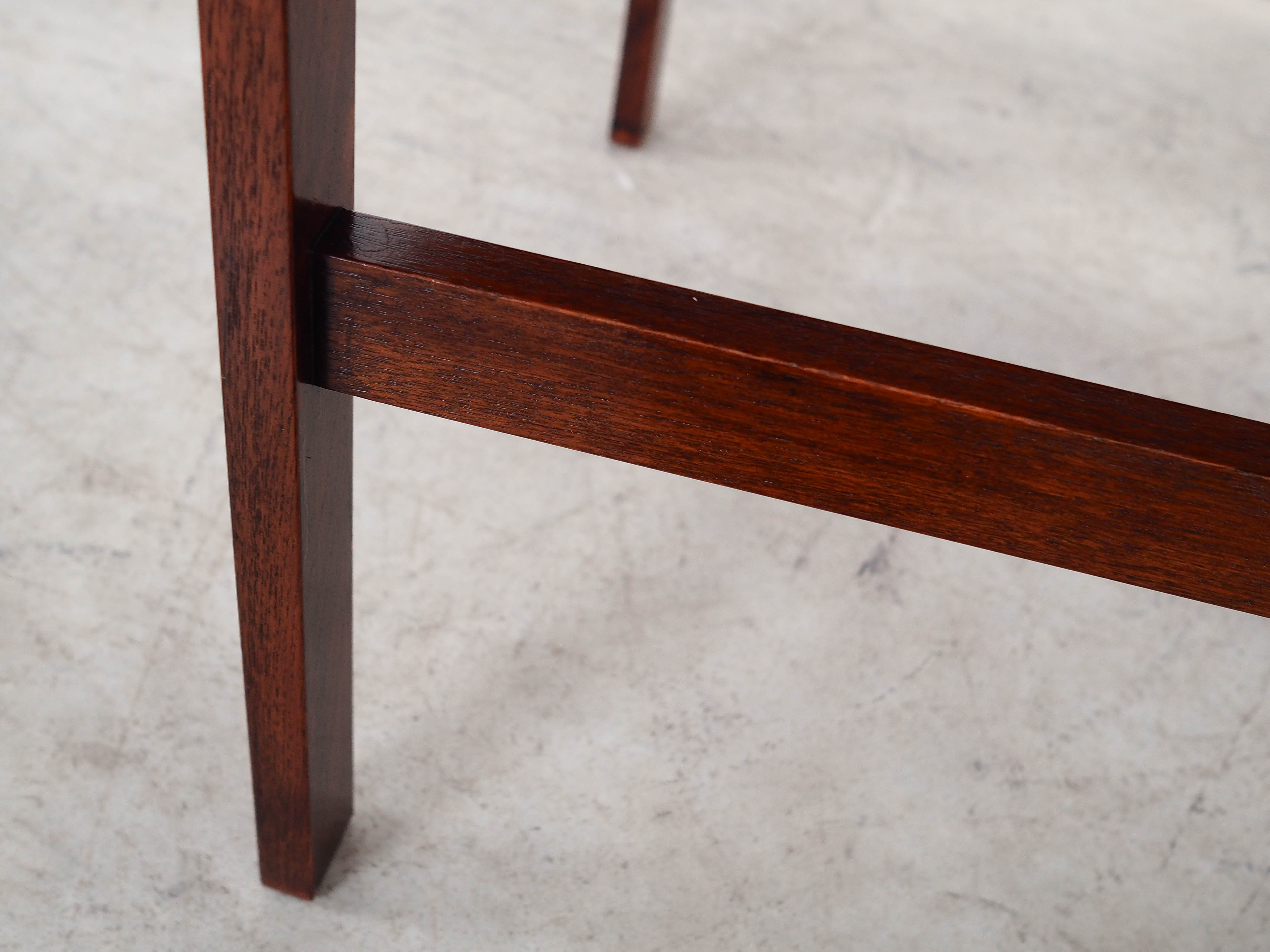 Mahogany coffee table, Danish design, 1970s, made in Denmark