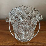 Cut glass ice bucket