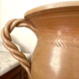 Glazed stoneware amphora
