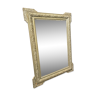 Miroir avec encadrement en bois