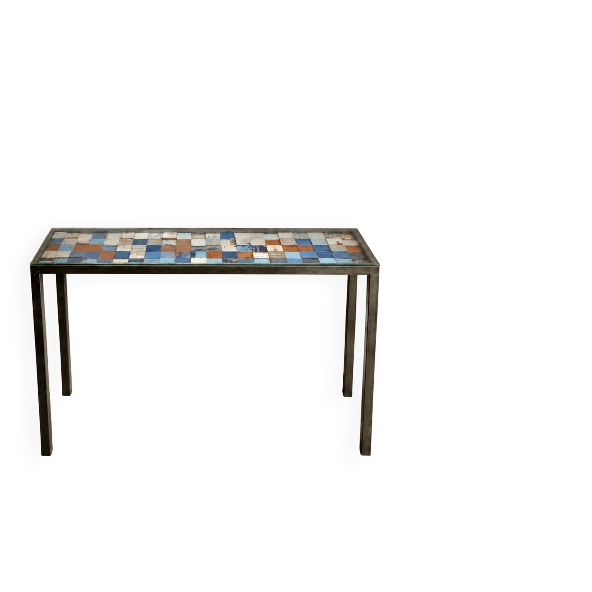 Console design – Unique piece – Wood from old boats