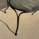 Wrought iron garden bench