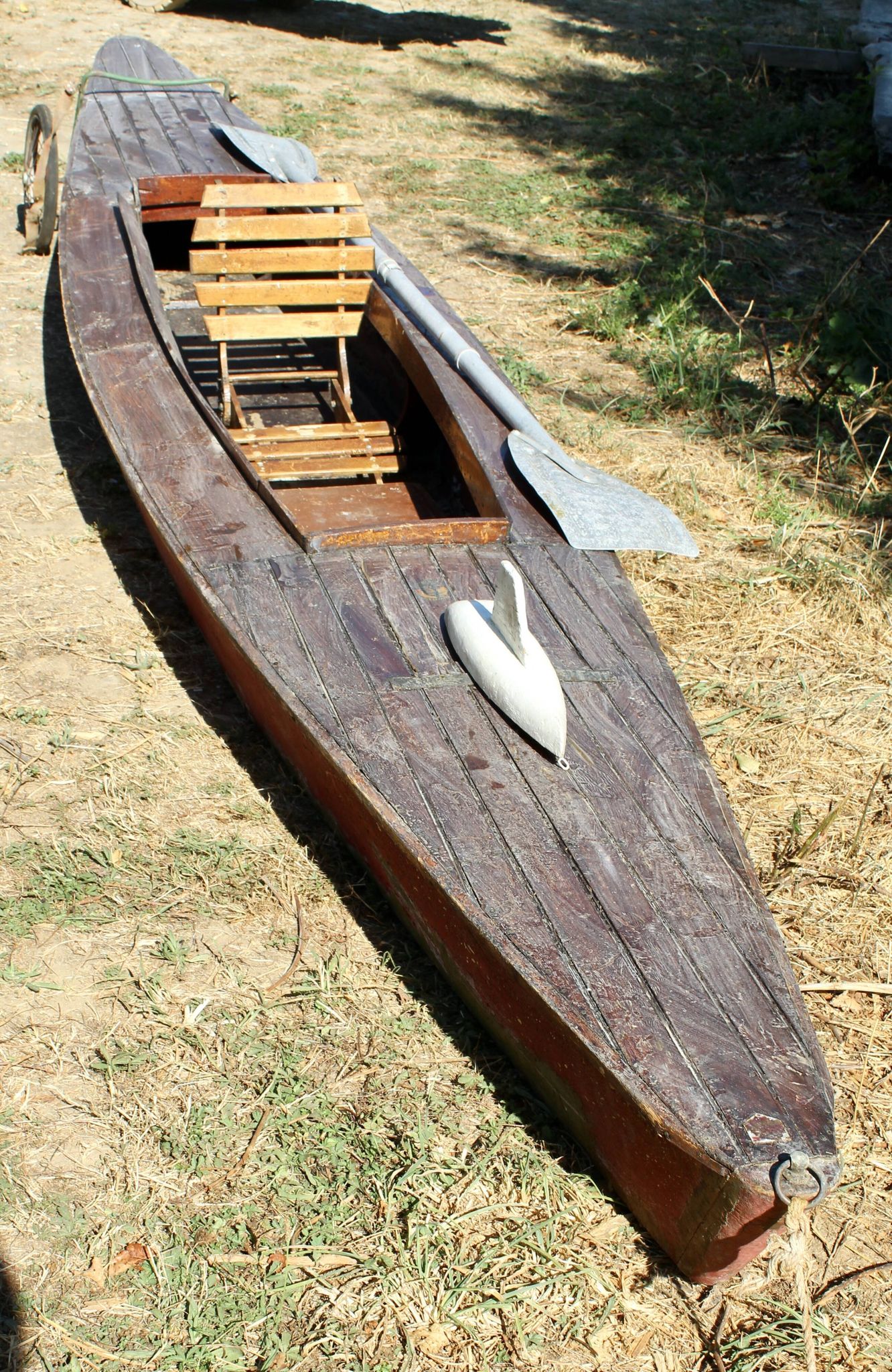 Yole en bois bernic