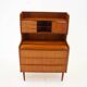 1960s danish teak writing cabinet