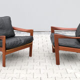 Canapé et fauteuils par Illum Wikkelso