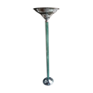 Lampadaire vintage en verre et