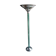 Vintage floor lamp in glass and chrome