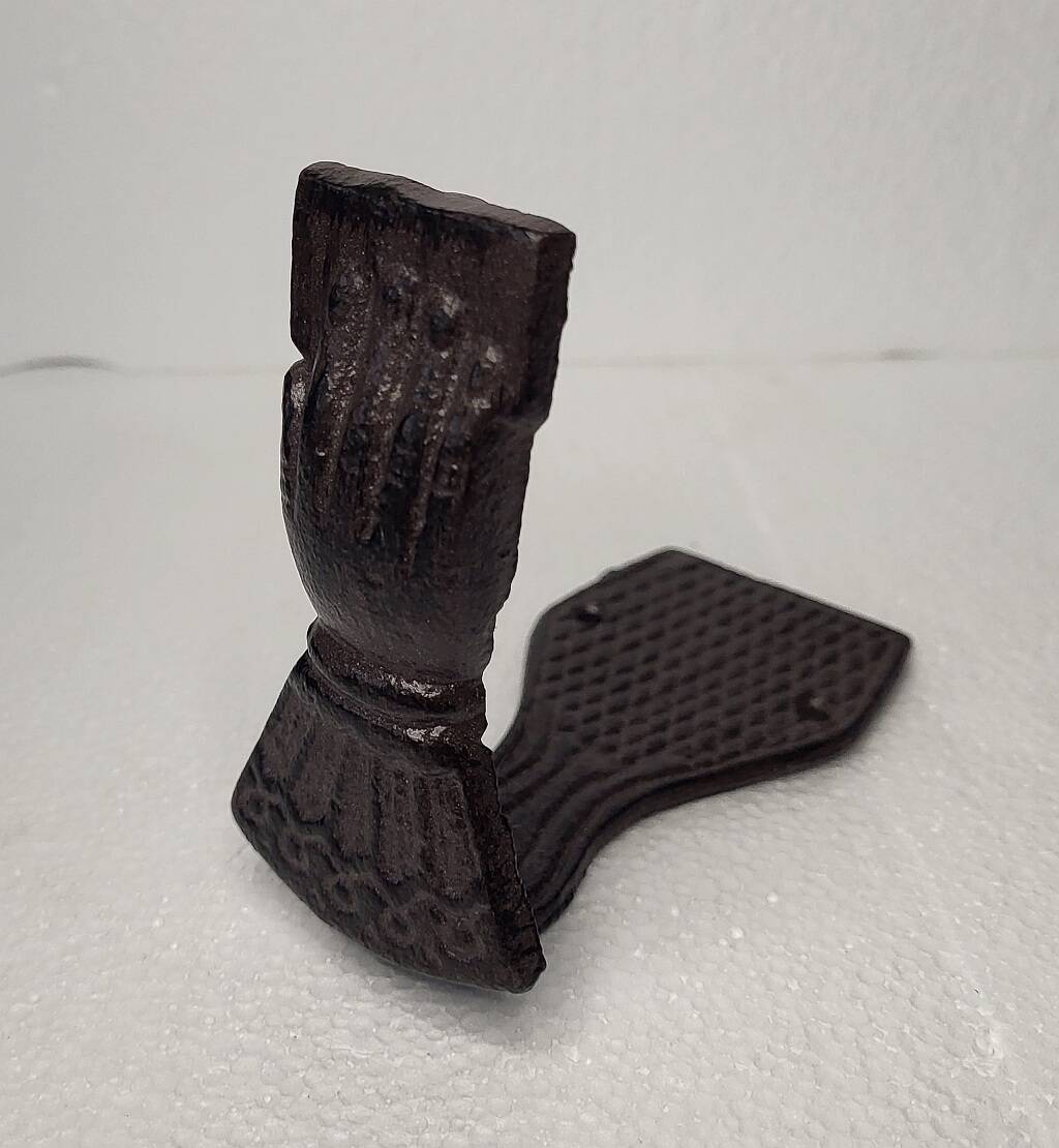 Door Knocker Fatima Hand Cast Iron Victorian Style