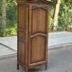 Single door oak wardrobe in Louis XV style – Vintage wardrobe