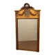Louis XVI style mirror in wood and gilded stucco 20th century
