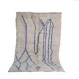 Tapis berbère Mrirt en laine fait main 250 X 150 CM