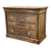 Louis Philippe chest of drawers with 5 drawers from the 19th century in cherry wood with glass knobs