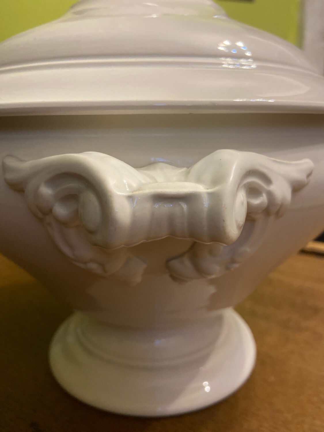 Sarreguemines soup tureen, Digoin ceramics