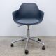 CRASSEVIG Pola Round chair with grey wheels