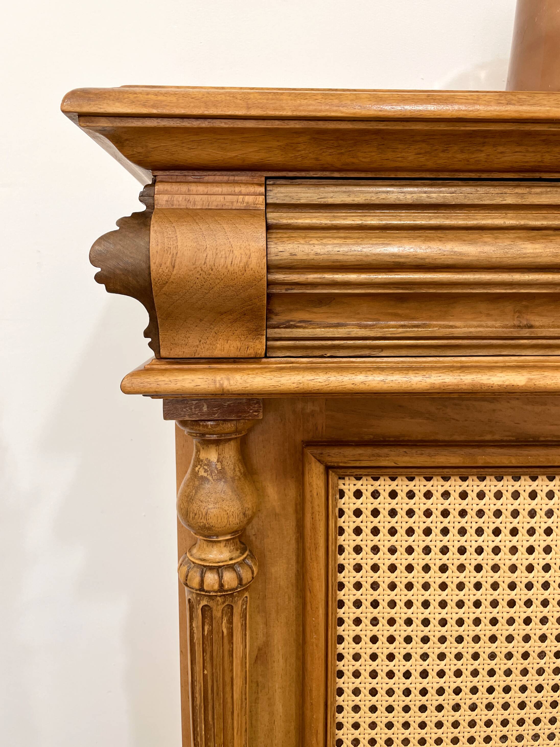 Napoleon III height walnut furniture - Double decoration
