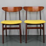 1960s Set of Four Retored Dining Chairs by Farstrup, Denmark