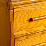 Gauthier Maison chest of drawers in solid pine, 1980s