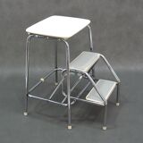 Vintage Metal Stool, 1980s