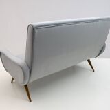 Canapé en velours « Lady » de style Mid-Century Modern de Marco Zanuso, années 50